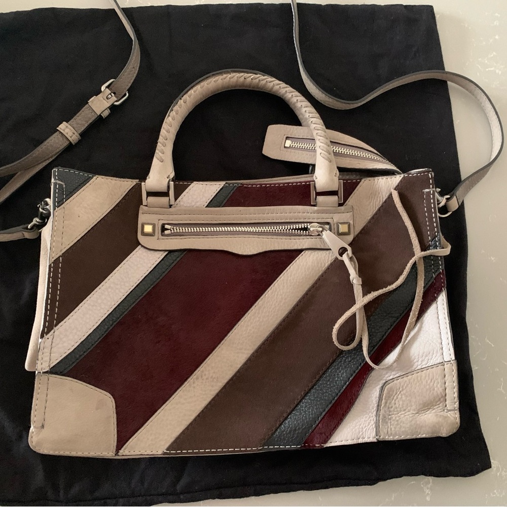 Lovely suede/fur/leather Rebecca Minkoff purse